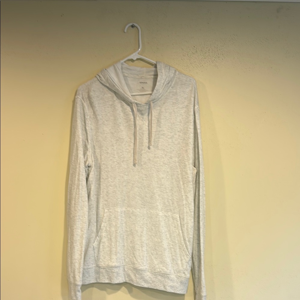 Sonoma Gray Sweatshirt with Hood and Soft Fabric